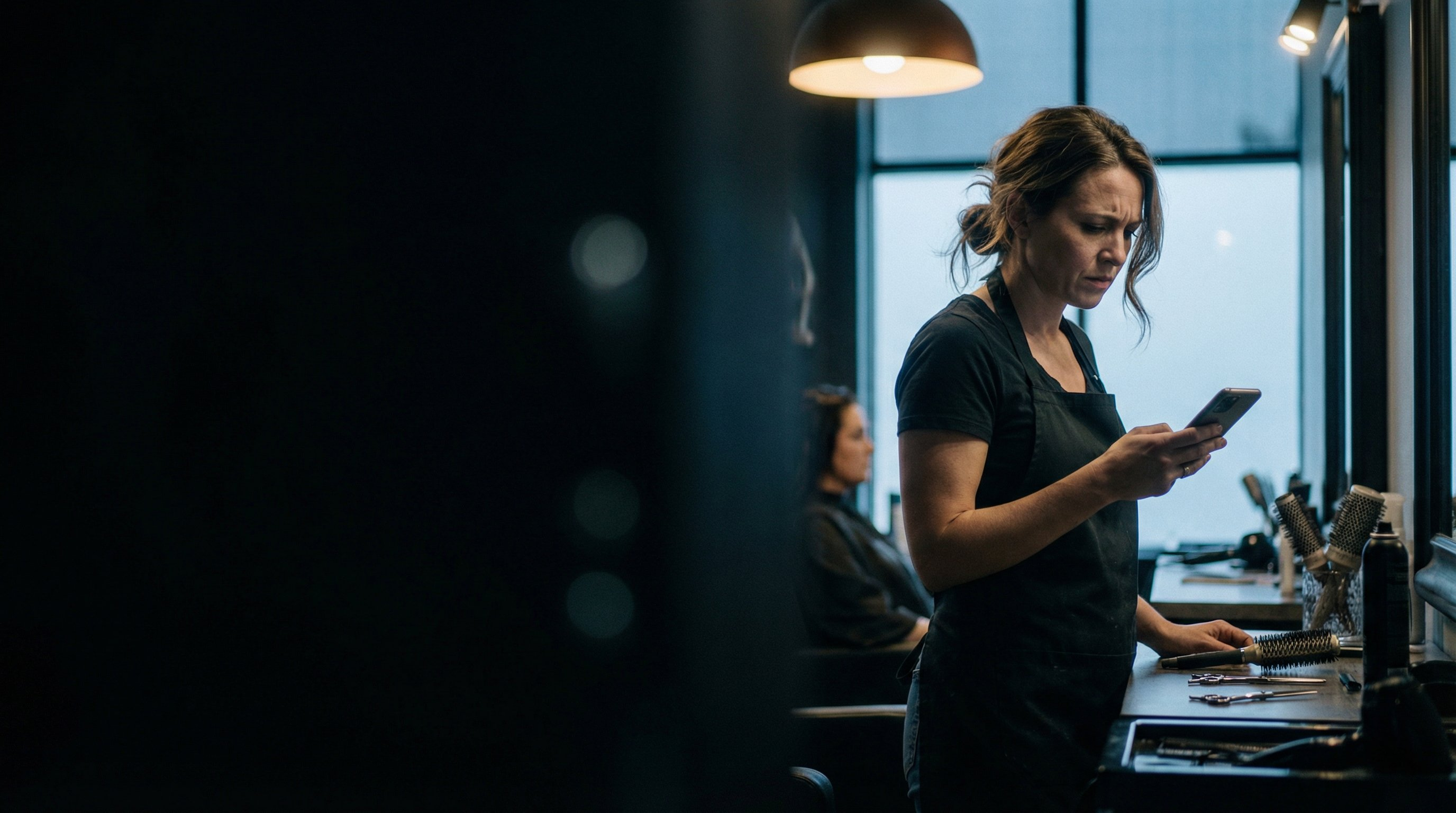 The chaos before the first client walks in